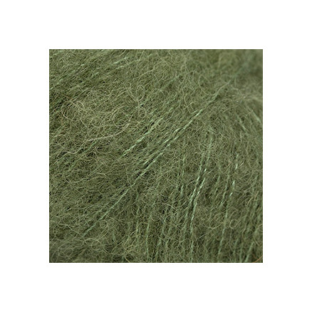 Drops Brushed Alpaca Silk Garn Unicolor 32 Moosgrün von Drops - Garnstudio