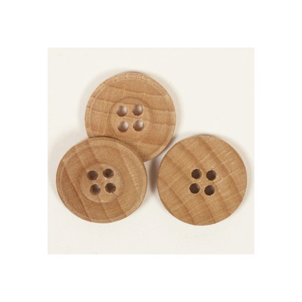 Drops Pull Knopf Eiche Hell 25mm 502 - 1 Stk. von Drops - Garnstudio