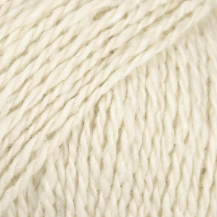 DROPS Soft Tweed Garn Unicolor 01 Off White von Drops - Garnstudio