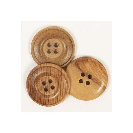 Drops Zedernholzknopf gebrannt 25mm 512 - 1 Stk. Drops Zedernholzknopf gebrannt 25mm 512 - 1 Stk. von Drops - Garnstudio