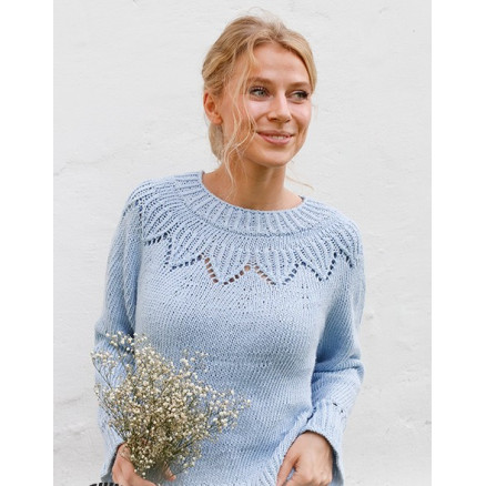 Echo Mountain by DROPS Design - Bluse Strickmuster Größe S - XXXL Echo Mountain by DROPS Design - Bluse Strickmuster Größe S - XXXL von Drops - Garnstudio