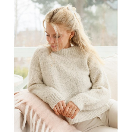 Edeltraut by DROPS Design - Blusenstrickmuster Größe XS - XXL von Drops - Garnstudio