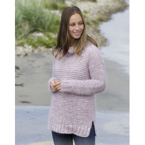 Foggy Morning by DROPS Design - Strickmuster mit Kit Pullover in Kraus - X-Large von Drops - Garnstudio