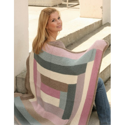 Geometry by DROPS Design - Strickmuster mit Kit Decke 105x95cm Geometry by DROPS Design - Strickmuster mit Kit Decke 105x95cm von Drops - Garnstudio