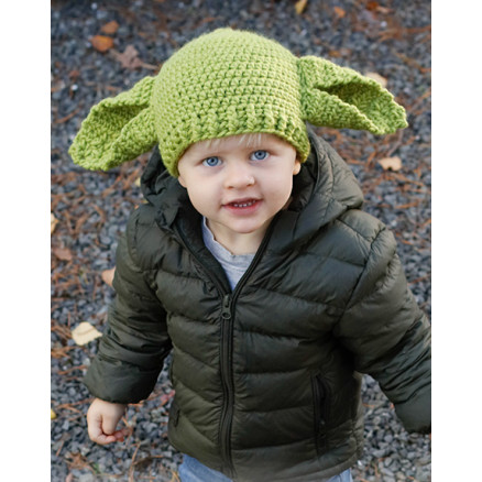 Green Ears by DROPS Design - Mütze Häkelmuster 1/2 Jahr - 7/8 Jahre von Drops - Garnstudio