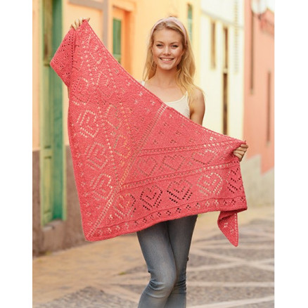 Heart Me by DROPS Design - Strickmuster mit Kit Tuch 182x91cm Heart Me by DROPS Design - Strickmuster mit Kit Tuch 182x91cm von Drops - Garnstudio