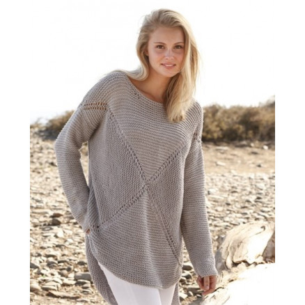 Hugs and kisses by DROPS Design - Strickmuster mit Kit Pullover Größen S - XXXL von Drops - Garnstudio