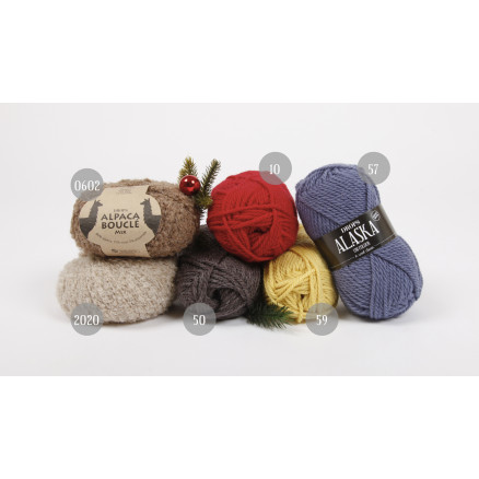 Kinder-Weihnachtspullover KAL 2018 by DROPS Design Alaska und Alpaca Bouclé Größen 2-12 Jahre Kinder-Weihnachtspullover KAL 2018 by DROPS Design Alaska und Alpaca Bouclé Größen 2-12 Jahre von Drops - Garnstudio