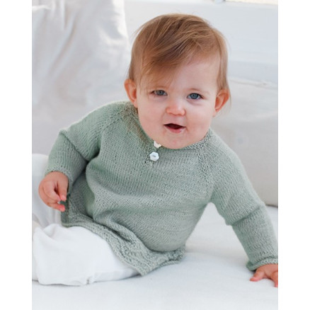 Little Pea by DROPS Design - Baby Bluse Strickmuster Größe 0/1 Monat - 5/6 Jahre Little Pea by DROPS Design - Baby Bluse Strickmuster Größe 0/1 Monat - 5/6 Jahre von Drops - Garnstudio