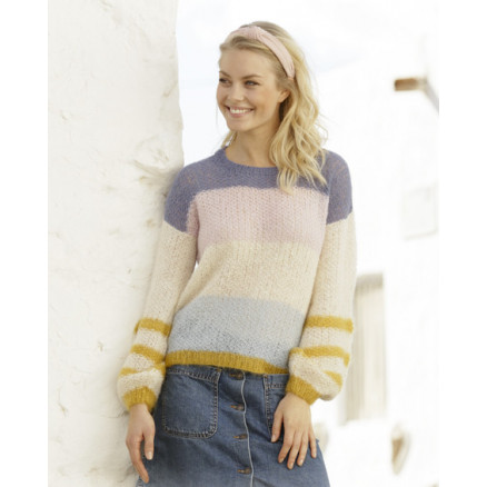Mardi Gras by DROPS Design - Strickmuster mit Kit Pullover Größen S - XXXL Mardi Gras by DROPS Design - Strickmuster mit Kit Pullover Größen S - XXXL von Drops - Garnstudio