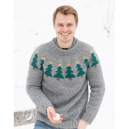 Merry Trees by DROPS Design - Strickmuster mit Kit Pullover Größen S-XXXL Merry Trees by DROPS Design - Strickmuster mit Kit Pullover Größen S-XXXL von Drops - Garnstudio
