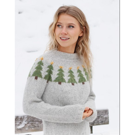 Merry Trees by DROPS Design - Strickmuster mit Kit Pullover Größen XS-XXL Merry Trees by DROPS Design - Strickmuster mit Kit Pullover Größen XS-XXL von Drops - Garnstudio