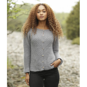 Misty Harbor Cardigan by DROPS Design - Strickmuster mit Kit Jacke mit - XX-Large von Drops - Garnstudio