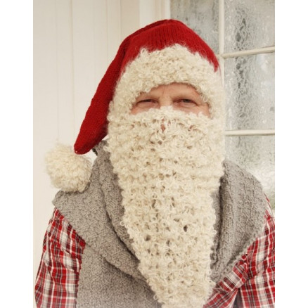 Mr. Kringle by DROPS Design - Strickmuster mit Kit Weihnachtsmütze, Schal und Bart Größen S-L Mr. Kringle by DROPS Design - Strickmuster mit Kit Weihnachtsmütze, Schal und Bart Größen S-L von Drops - Garnstudio