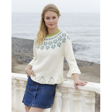 Myosotis by DROPS Design - Strickmuster mit Kit Bluse Größen S - XXXL Myosotis by DROPS Design - Strickmuster mit Kit Bluse Größen S - XXXL von Drops - Garnstudio