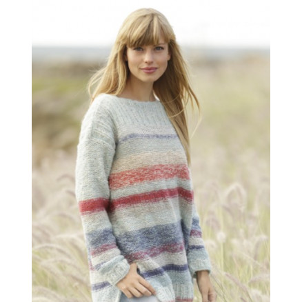 No Worries by DROPS Design - Strickmuster mit Kit Pullover mit Streifenmuster Größen XS - XXXL No Worries by DROPS Design - Strickmuster mit Kit Pullover mit Streifenmuster Größen XS - XXXL von Drops - Garnstudio
