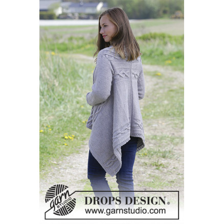 Norfolk by DROPS Design - Strickmuster mit Kit Jacke mit seitlichem Muster Größen S - XXXL Norfolk by DROPS Design - Strickmuster mit Kit Jacke mit seitlichem Muster Größen S - XXXL von Drops - Garnstudio