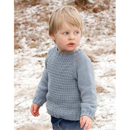 Open Breeze by DROPS Design - Bluse Strickmuster Größe 2-12 Jahre von Drops - Garnstudio