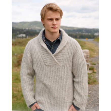 Parker by DROPS Design - Strickmuster mit Kit Sweater mit Kragen Größen S - XXXL Parker by DROPS Design - Strickmuster mit Kit Sweater mit Kragen Größen S - XXXL von Drops - Garnstudio