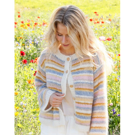 Pastellfarbener Frühlings-Cardigan by DROPS Design - Strickmuster für Strickjacken Größe S - XXXL Pastellfarbener Frühlings-Cardigan by DROPS Design - Strickmuster für Strickjacken Größe S - XXXL von Drops - Garnstudio