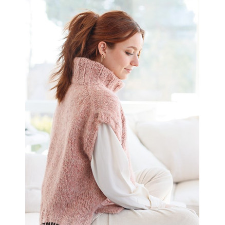 Pink Salt Vest by DROPS Design - Westenstrickmuster Größe. S - XXXL Pink Salt Vest by DROPS Design - Westenstrickmuster Größe. S - XXXL von Drops - Garnstudio