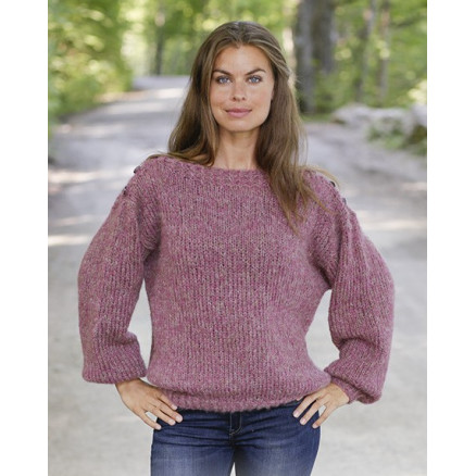 Raspberry Flirt by DROPS Design - Strickmuster mit Kit Pullover Größen S - XXXL Raspberry Flirt by DROPS Design - Strickmuster mit Kit Pullover Größen S - XXXL von Drops - Garnstudio