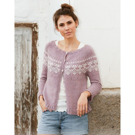 Rosawood Jacket by DROPS Design - Strickmuster mit Kit Jacke Größen S - XXXL Rosawood Jacket by DROPS Design - Strickmuster mit Kit Jacke Größen S - XXXL von Drops - Garnstudio