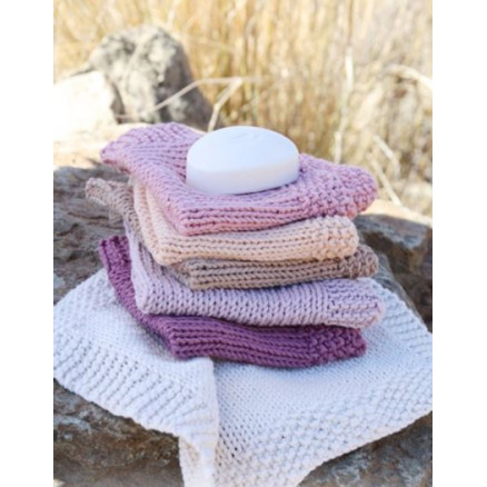 Scrubbie by DROPS Design - Strickmuster mit Kit Tücher 28x27cm von Drops - Garnstudio