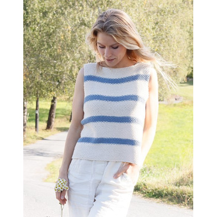 Sea Bird Top by DROPS Design - Top Strickmuster Größe. S - XXXL Sea Bird Top by DROPS Design - Top Strickmuster Größe. S - XXXL von Drops - Garnstudio