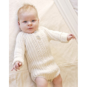 Simply Sweet by DROPS Design - Strickmuster mit Kit Baby-Body Größen 0 - 2 år von Drops - Garnstudio