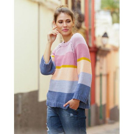 Sonora Sunrise Sweater by DROPS Design - Strickmuster mit Kit Pullover Größen S - XXXL Sonora Sunrise Sweater by DROPS Design - Strickmuster mit Kit Pullover Größen S - XXXL von Drops - Garnstudio