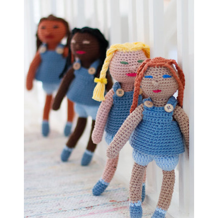 Spice Friends by DROPS Design - Baby Kuscheltier Häkelmuster mit Kit von Drops - Garnstudio