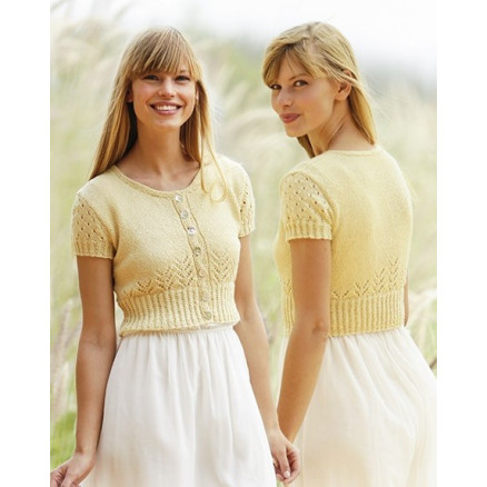 Spring Fling by DROPS Design - Strickmuster mit Kit Bolero Größen S - XXXL von Drops - Garnstudio