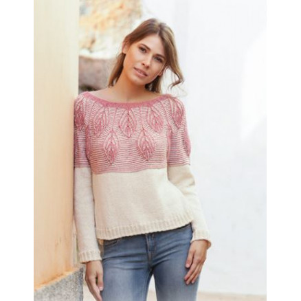 Spring Harvest by DROPS Design - Strickmuster mit Kit Pullover Größen S - XXXL Spring Harvest by DROPS Design - Strickmuster mit Kit Pullover Größen S - XXXL von Drops - Garnstudio
