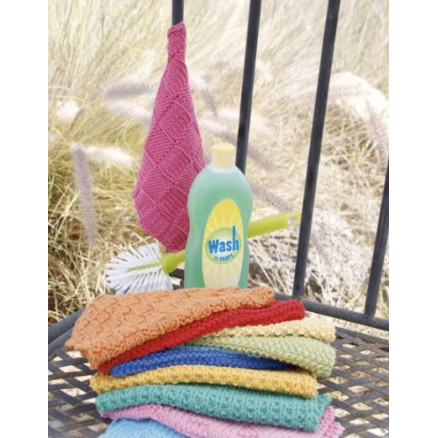 Summer Jolly by DROPS Design - Strickmuster mit Kit Küchentücher 21x21cm Summer Jolly by DROPS Design - Strickmuster mit Kit Küchentücher 21x21cm von Drops - Garnstudio