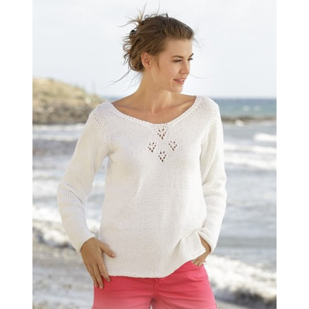 Sunny Day by DROPS Design - Strickmuster mit Kit Bluse Größen S - XXXL Sunny Day by DROPS Design - Strickmuster mit Kit Bluse Größen S - XXXL von Drops - Garnstudio