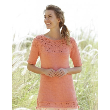 Sunrise Glow by DROPS Design - Strickmuster mit Kit Tunica Größen S - XXXL von Drops - Garnstudio