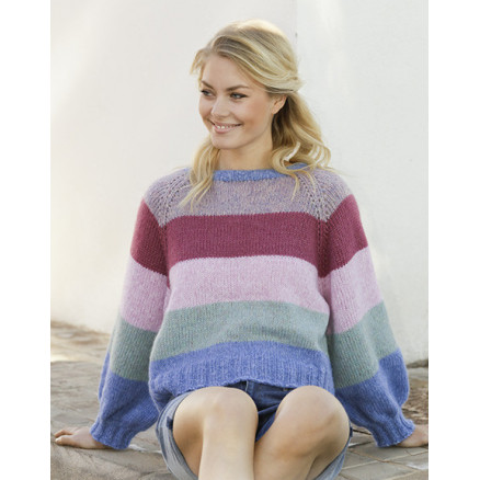 Sweet Country Sunrise by DROPS Design - Strickmuster mit Kit Pullover Größen S - XXXL Sweet Country Sunrise by DROPS Design - Strickmuster mit Kit Pullover Größen S - XXXL von Drops - Garnstudio