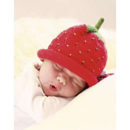 Sweet Strawberry by DROPS Design - Strickmuster mit Kit Baby-Mütze Größen 1 Monat - 4 Jahre Sweet Strawberry by DROPS Design - Strickmuster mit Kit Baby-Mütze Größen 1 Monat - 4 Jahre von Drops - Garnstudio