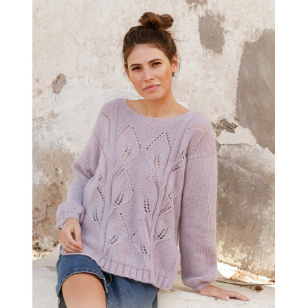 Sweet Topaz by DROPS Design - Strickmuster mit Kit Pullover Größen S - XXXL von Drops - Garnstudio