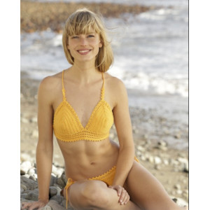 Tahiti by DROPS Design - Häkelmuster mit Kit Bikini Größen S - XXXL - X-Large von Drops - Garnstudio