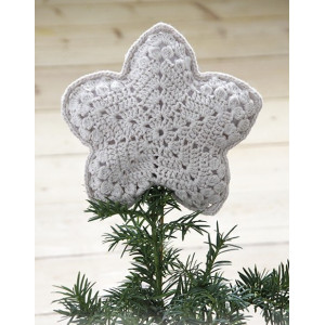 Top That! by DROPS Design - Häkelmuster mit Kit Weihnachtsstern 20x20c - 20 x 20 cm von Drops - Garnstudio