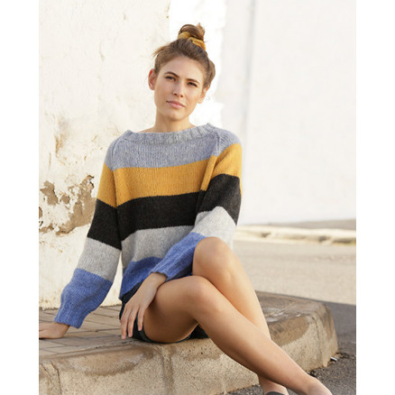 Valencia by DROPS Design - Strickmuster mit Kit Pullover Größen S - XXXL Valencia by DROPS Design - Strickmuster mit Kit Pullover Größen S - XXXL von Drops - Garnstudio
