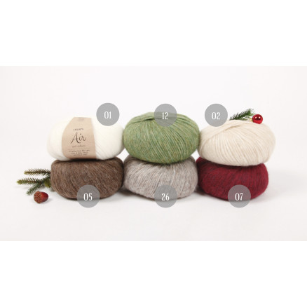Weihnachtspullover KAL 2018 by DROPS Design Air Größen S - XXXL Weihnachtspullover KAL 2018 by DROPS Design Air Größen S - XXXL von Drops - Garnstudio