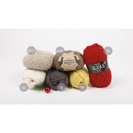 Weihnachtspullover KAL 2018 by DROPS Design Alaska und Alpaca Bouclé Größen S - XXXL Weihnachtspullover KAL 2018 by DROPS Design Alaska und Alpaca Bouclé Größen S - XXXL von Drops - Garnstudio
