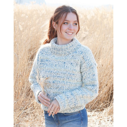 Winter Awakens by DROPS Design - Blusenstrickmuster Größe S - XXXL von Drops - Garnstudio