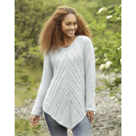 Winter Flair by DROPS Design - Strickmuster mit Kit Tunica mit Zopfmuster Größen S-XXXL Winter Flair by DROPS Design - Strickmuster mit Kit Tunica mit Zopfmuster Größen S-XXXL von Drops - Garnstudio