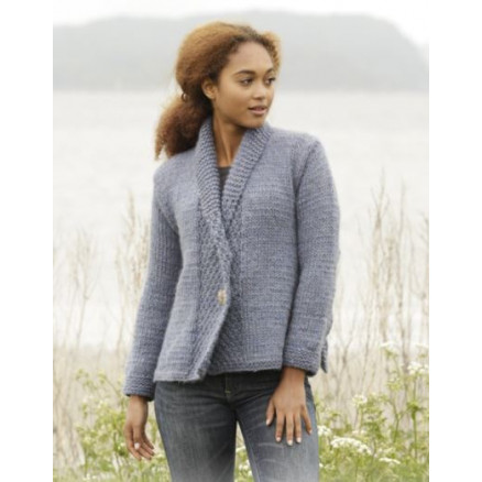 Winter Hues by DROPS Design - Strickmuster mit Kit Jacke großer Perlstich Größen S - XXXL Winter Hues by DROPS Design - Strickmuster mit Kit Jacke großer Perlstich Größen S - XXXL von Drops - Garnstudio