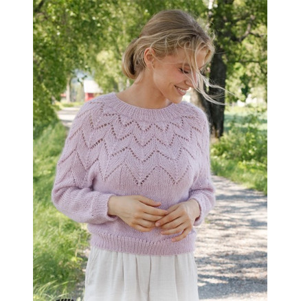 Wishing Well by DROPS Design - Blusenstrickmuster Größe S - XXXL Wishing Well by DROPS Design - Blusenstrickmuster Größe S - XXXL von Drops - Garnstudio