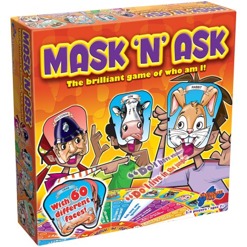 Drumond Park Mask 'N' Ask Brettspiel | Familien-Brettspiele für Kinder | Ratespiel & Vorschul-Lernspielzeug | Kinder Brettspiel geeignet für Kinder ab 6 7 8 9 Jahren von Drumond Park